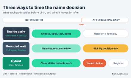 Choosing a Baby Name Before Birth vs After Meeting the Baby