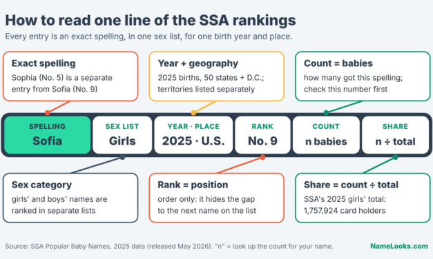 Most Popular Baby Names in the U.S.: How to Read the Latest SSA Rankings